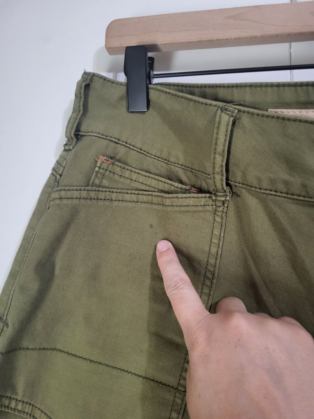 Pilcro Womens SZ 29 The Wanderer Anthropologie Low Rise Trouser Pants Green - Picture 8 of 12